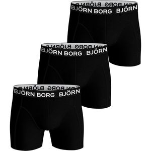 Björn Borg - Cotton Stretch - Boxershort - Zwart - 3 stuks