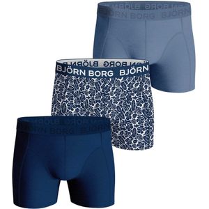 Björn Borg - Cotton Stretch Boxer - 3-Pack - Zwart - Katoen