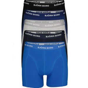 Bjorn Borg - Solid - Boxershorts - Zwart - 5-Pack - Kinder Onderbroeken Katoen