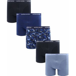 Bjorn Borg Boxers Cotton Stretch 5-Pack Blau - Größe XL