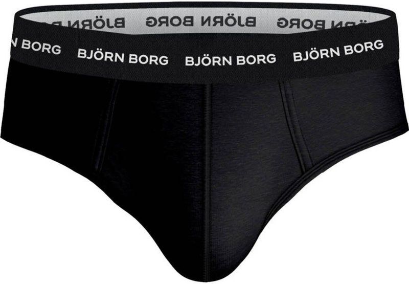 Bjorn Borg - Cotton Stretch - Heren Slips - Zwart - 3-pack