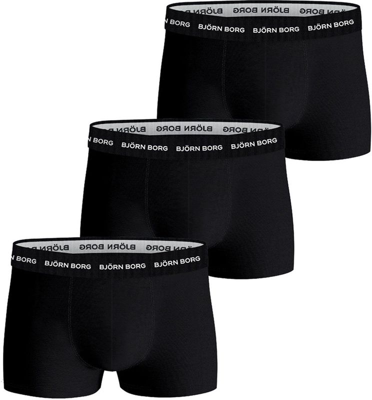 Björn Borg - Cotton Stretch Trunk - Boxershorts - Multipack 1 - 95% Katoen