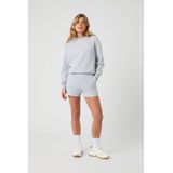 Björn Borg - Centre Sweatshirt - Damestrui - Light Grey Melange - Oversized Fit