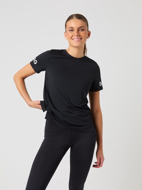 Björn Borg - Borg T-Shirt - Sportshirt - Zwart - Dames