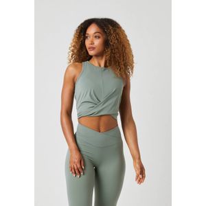 Tanktop Björn Borg Women Studio Cross Tank Top Agave Green-XL