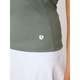 Björn Borg - Ace Pocket Ribbed Tank Top - Tennistop - Agave Green - Gerecycled Polyamide