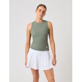 Björn Borg - Ace Pocket Ribbed Tank Top - Tennistop - Agave Green - Gerecycled Polyamide