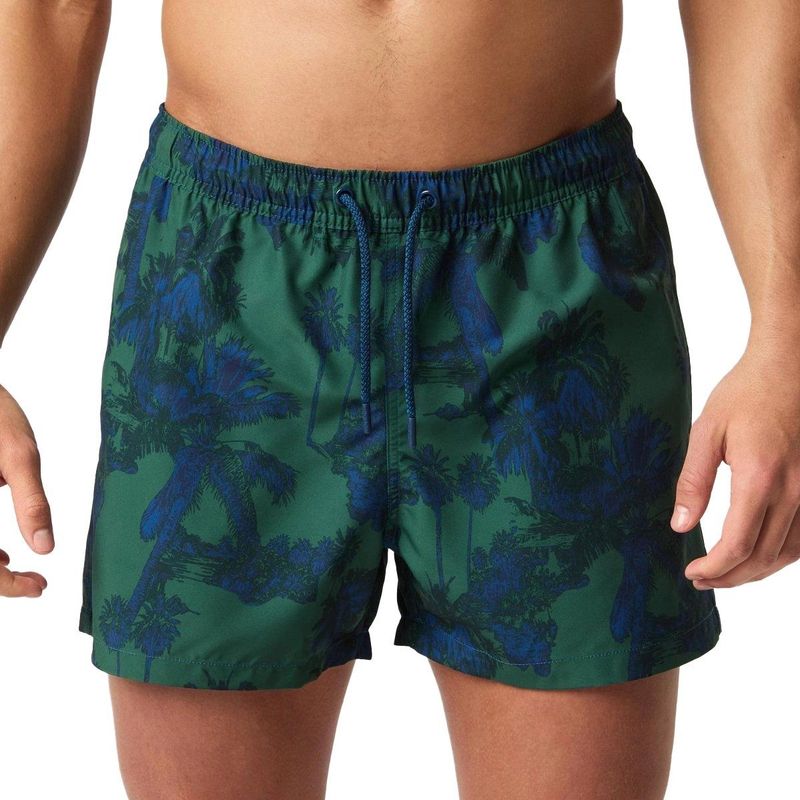 Björn Borg - Borg Print Swim Shorts - Zwemshort - Palm Beach Big 1 - 100% Gerecycled Polyester