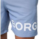 Borg Swim Shorts - Blauw - Gerecycled Polyester