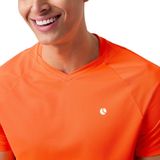 Björn Borg - Ace - Tennisshirt - Shocking Orange - 90% Gerecycled Polyester