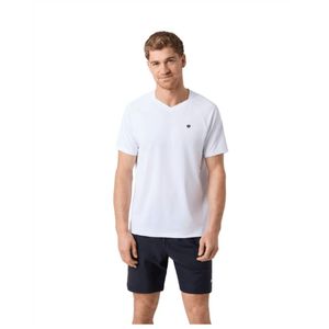 Björn Borg - Ace V-Neck T-Shirt - Tennisshirt - Brilliant White