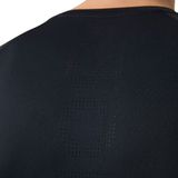 Björn Borg - Ace Mesh Panel - Tennisshirt - Zwart - Gerecycled Polyester