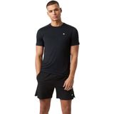 Björn Borg - Ace Mesh Panel - Tennisshirt - Zwart - Gerecycled Polyester