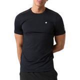 Björn Borg - Ace Mesh Panel - Tennisshirt - Zwart - Gerecycled Polyester