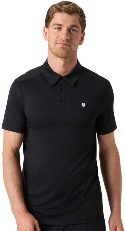 Björn Borg - Ace Mesh Panel - Poloshirt - Black Beauty - Gerecycled Polyester