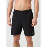 Borg - Zip Shorts - Korte Broeken - Zwart - Katoen