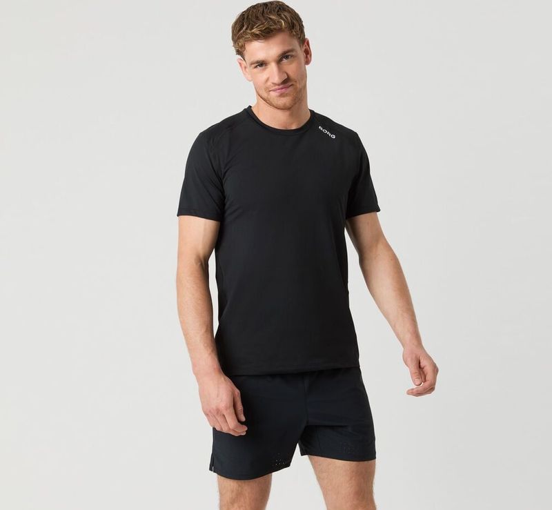 Björn Borg - Borg Athletic T-Shirt - Sportshirt - Zwart - Gerecycled Polyester