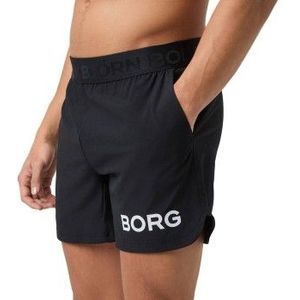 Björn Borg - Borg Short Shorts - Sportbroek - Zwart - 92% Polyester, 8% Elastaan