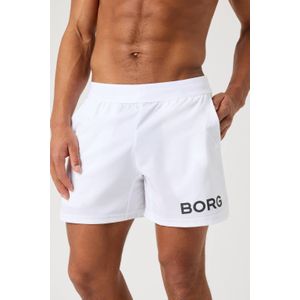 Björn Borg - Men Borg Short - Sportbroek - Brilliant White - Gerecycled Materiaal