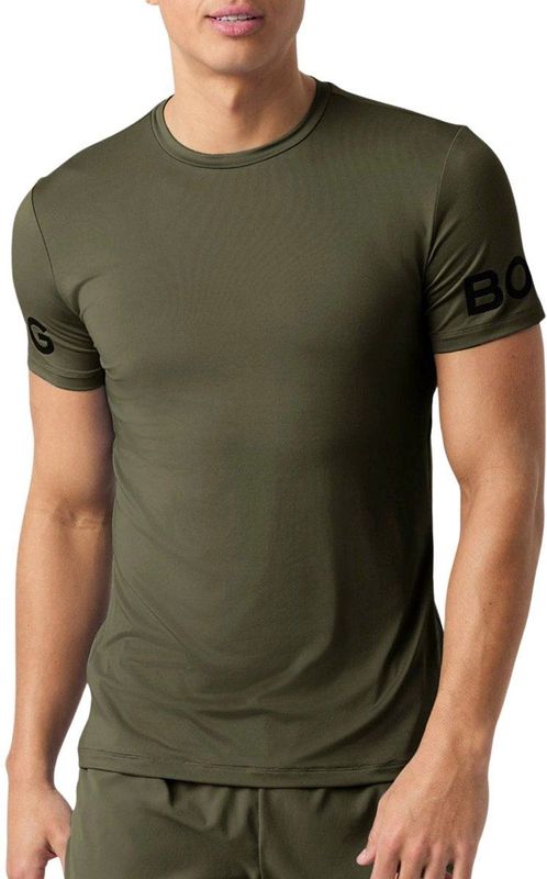 Björn Borg - Borg T-Shirt - Sportshirt - Forest Night - Gerecycled Polyester