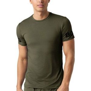 Björn Borg heren performance O-hals shirt borg groen VI