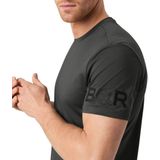 Björn Borg - T-shirt - Zwart - Trainings-T-shirt - Gerecycled Polyester