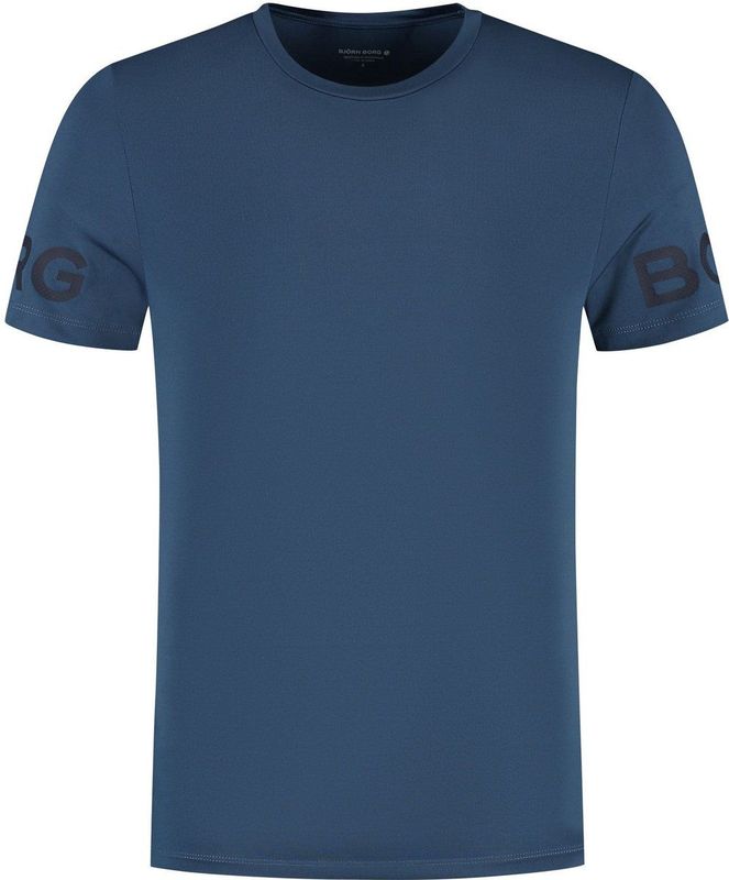 Björn Borg - Borg T-Shirt - Sportshirt - Sargasso Sea - Gerecycled Polyester