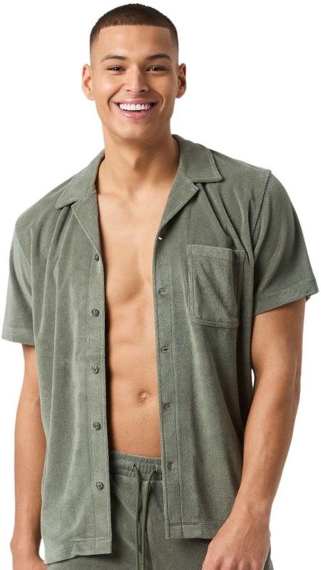 Björn Borg - Borg Badstof Zwemshirt - Agave Groen