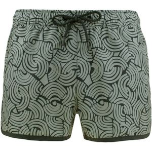 Björn Borg heren zwemshort retro print groen