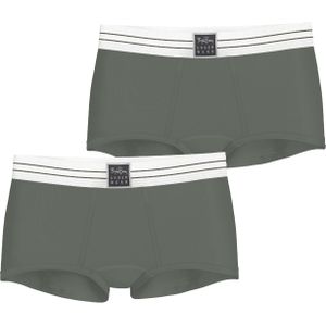 Bjorn Borg dames Core minishorts, boxers korte pijpen (2-pack), groen, groen