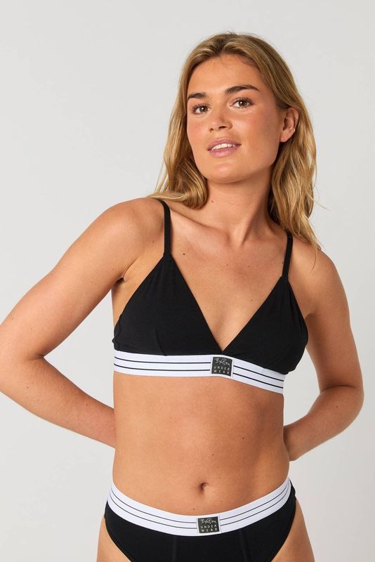 Björn Borg - Original Triangle Bra - Biokatoen - Dames - Dubbellaagse Cups - Verstelbare Bandjes
