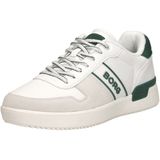 Björn Borg - Sneakers - Wit/Groen - Platte Zool - Vetersluiting