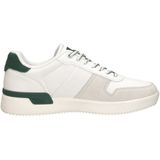 Björn Borg - Sneakers - Wit/Groen - Platte Zool - Vetersluiting