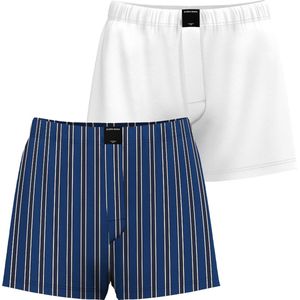 Bjorn Borg - Woven Boxershorts - Wit - 2-pack - Heren Boxer Wijd