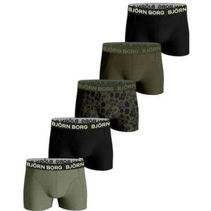 Björn Borg - Boxershort - Groen/Zwart - Set van 5