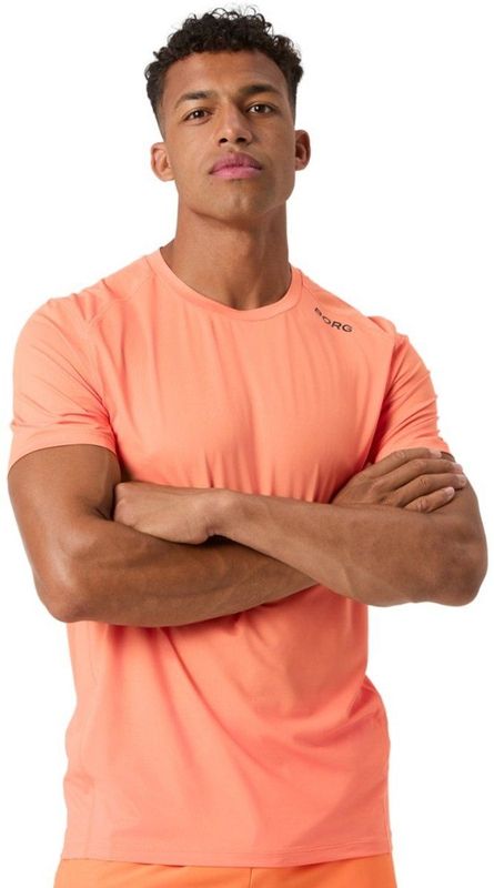 Björn Borg - Borg Athletic - T-shirt - Licht Oranje