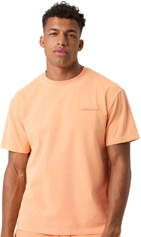 Björn Borg - Borg Oversized Washed T-Shirt - Licht Oranje