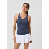 Björn Borg - Ace V Neck Tank Top - Dames - Gerecycled Polyester - Slanke Pasvorm