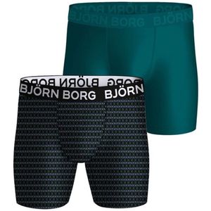 Björn Borg - Sports Microfiber Boxer - 2-Pack - Zwart - Gerecycled Polyester