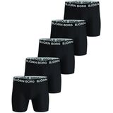 Bjorn Borg - Microfiber Boxershorts - 5-Pack - Zwart, Blauw, Print, Navy Blauw, Grijs