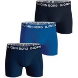 Cotton Stretch - Boxershorts 3-Pack - Rood - Katoen
