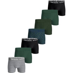 Björn Borg - Cotton Stretch Boxers - 7-pack - Zwart - Katoen