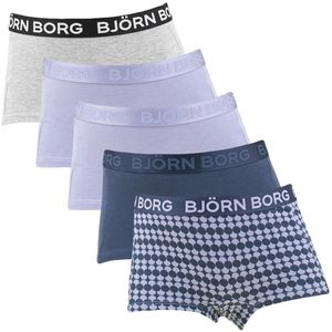 Björn Borg - Boxershorts - Paars - 5-Pack - Katoenen Kinder Onderbroeken