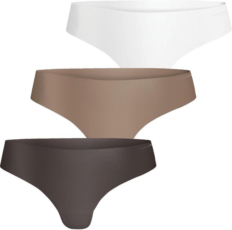 Björn Borg - Invisible String - Bruin - 3-pack - Dames