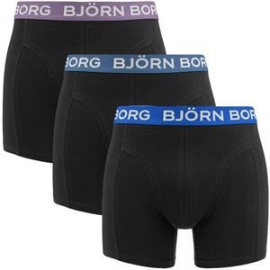 Bjorn Borg - Cotton Stretch - Boxershorts - Zwart - Set van 3