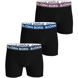 Björn Borg - Boxershorts - Zwart - 3-Pack - Cotton Stretch