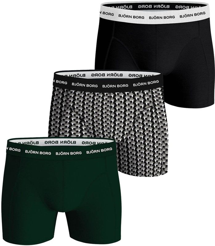 Bjorn Borg - Cotton Stretch - Boxershorts - Zwart - 3-pack