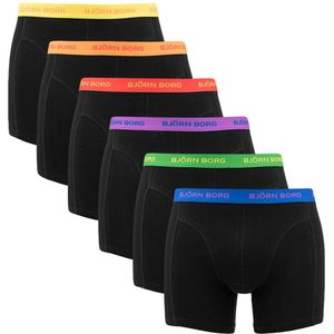 Björn Borg - Essential Boxer - Regenboogkleurig - 6-pack - Katoenen Stretch