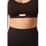 Björn Borg - Studio Seamless Ribbed Strap Bra - Sportbeha - Zwart