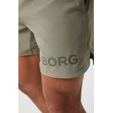 Björn Borg - Borg Short - Sportbroek - Dusty Olive - Gerecycled 4-way Stretch Polyester
